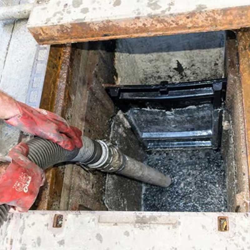 imagem de limpeza de caixa de gordura
